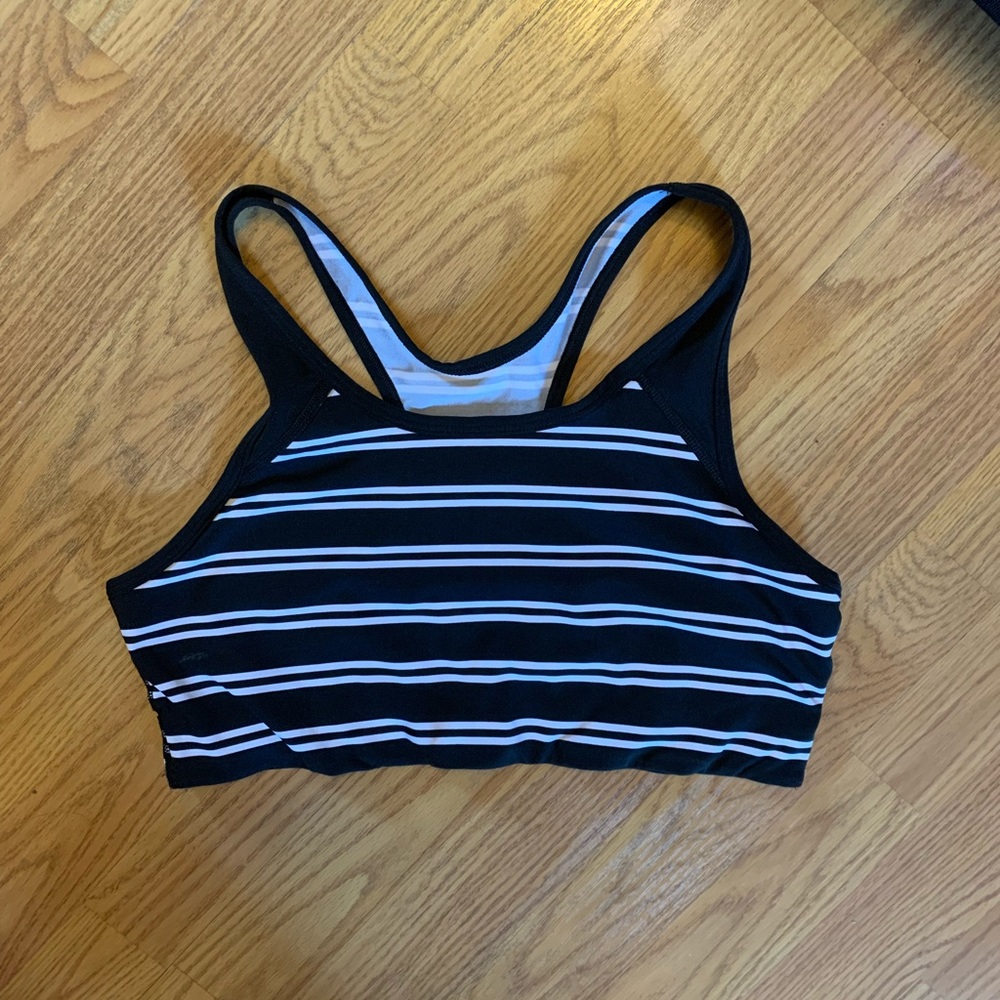 Pink Victoria’s Secret Striped Spots Bra